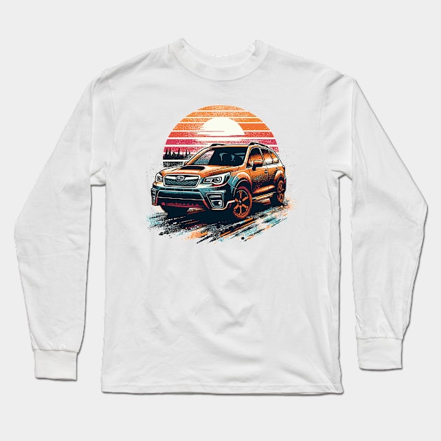 Subaru Forester Long Sleeve T-Shirt by Vehicles-Art